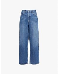 Agolde - Slung Baggy Wide-Leg Denim Jeans - Lyst