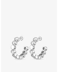 Messika - Vibes Mini 18Ct And 3.28Ct Diamond Hoop Earrings - Lyst
