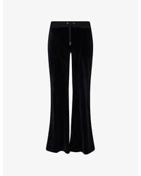 Juicy Couture - Layla Flared Stretch-Woven Jogging Bottoms - Lyst