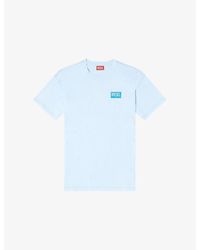 DIESEL - T-Norm-V13 Branded-Print Cotton-Jersey T-Shirt - Lyst