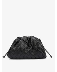 Bottega Veneta - The Pouch Small Intrecciato Leather Clutch Bag - Lyst