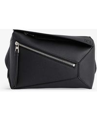 Loewe - Puzzle Edge Brand-debossed Small Leather Bum Bag - Lyst