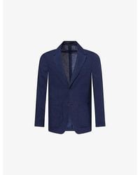 Sunspel - Single-Breasted Linen Blazer - Lyst