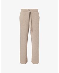 PAIGE - Willits Waffle Cotton-Wool Blend Trousers - Lyst