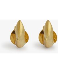 Dominic Jones Thorn Small 18ct Yellow-gold Vermeil Silver Stud Earrings - Metallic