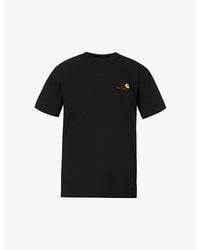 Carhartt - American Script Logo-Embroidered Cotton-Jersey T-Shirt - Lyst