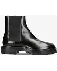 Maison Margiela - Tabi Split-toe Leather Chelsea Boots - Lyst