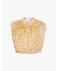 Isabel Marant - Boxy-Fit Florana Faux-Fur Vest - Lyst