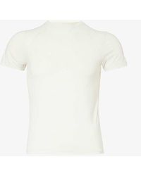 Entire studios - Mini Crewneck Stretch Organic-cotton T-shirt - Lyst