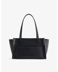 JW Anderson - Elongated Loafer Cabas Leather Tote Bag - Lyst