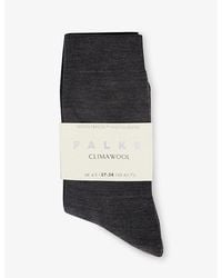 FALKE - Brushed Mid-Calf Polyamide And Wool-Blend Knitted Socks - Lyst
