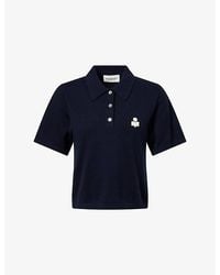 Isabel Marant - Althea Collared Cotton And Wool-Blend Top - Lyst