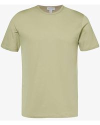 Sunspel - Crew-neck Relaxed-fit Cotton-jersey T-shirt - Lyst