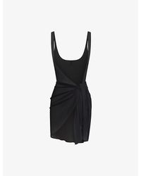 Skims - Swim Cover-Ups Sheer Open-Front Sarong - Lyst