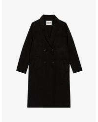 Claudie Pierlot - Galant Double-breasted Wool-blend Coat - Lyst