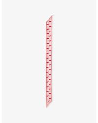 Prada - Lips-Print Silk-Twill Scarf - Lyst