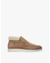 Aurélien - City Lined Suede Loafers - Lyst