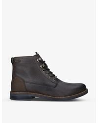 Barbour - Deckham Leather Ankle Boots - Lyst