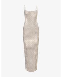 Cheap Monday - Provence Printed Stretch-Woven Maxi Dress - Lyst