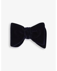 Reiss - Hike Double-Layered Velvet Bow Tie - Lyst