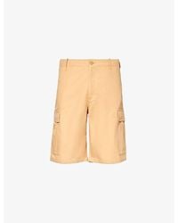KENZO - Cargo-pocket Regular-fit Cotton Shorts - Lyst