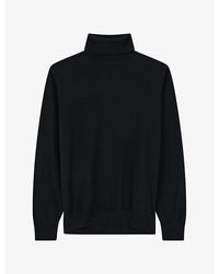 BOGGI - Turtleneck Regular-Fit Merino Wool Jumper - Lyst