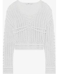 IRO - Kettie Crochet Knitted Sweater - Lyst
