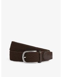Reiss - Elmont Woven Belt - Lyst
