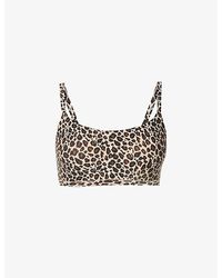 Chantelle - Soft Stretch Leopard-print Stretch-jersey Bralettesoft Stretch Leopard-print Stretch-jersey Bralette - Lyst