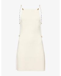 Cult Gaia - Melba Pearl Open-Back Knit Mini Dress - Lyst
