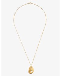 Alighieri - The Clouds In Your Mind 24ct Yellow Gold-plated Bronze Pendant Necklace - Lyst
