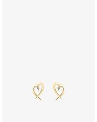 Shaun Leane - Hook Heart- Vermeil Stud Earrings - Lyst