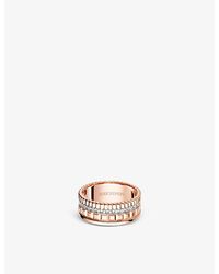Boucheron - Quatre Radiant Edition Rose- And 0.24Ct Diamond Ring - Lyst