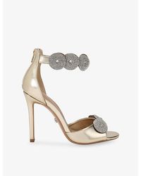 Carvela Kurt Geiger - Serafina Faux-Leather Heeled Sandals - Lyst
