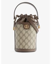 Gucci - Ophidia gg Supreme Canvas Bucket Bag - Lyst