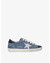 Golden Goose - Suede Super Star Sneakers - Lyst
