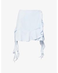 Amy Lynn - Teresa Ruffle Chiffon Mini Skirt - Lyst