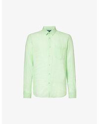 Vilebrequin - Caroubis Brand-embroidered Relaxed-fit Linen Shirt Xx - Lyst