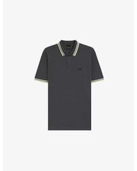 BOSS - Paddy Embroidered-Logo Cotton Piqué Polo Shirt - Lyst