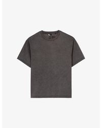 The Kooples - Brand-Embroidered Cotton-Jersey T-Shirt - Lyst