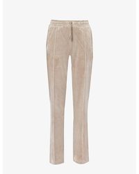 Juicy Couture - Tina Rhinestone-embellished Velour jogging Bottoms - Lyst