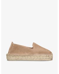 Manebí - Hamptons Double-Sole Flat Suede Espadrilles - Lyst