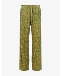 Dries Van Noten - Puvis Straight-Leg Woven Trousers - Lyst