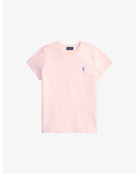 Polo Ralph Lauren - Logo-Embroidered Regular-Fit Cotton-Jersey T-Shirt - Lyst