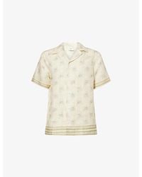 CHE - Telha Printed Linen Shirt - Lyst