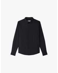 Sandro - Classic Long-Sleeve Cotton-Blend Shirt - Lyst