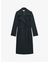 Reiss - Odette Double-Lapel Wool-Blend Coat - Lyst