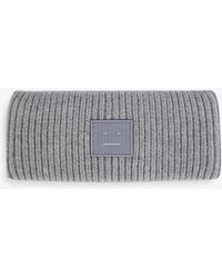 hair clips and hair accessories Womens Accessories Headbands Acne Studios Wool Patch-detail Headband 