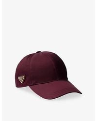 Prada - Logo-Plaque Nylon Baseball Cap - Lyst