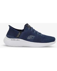 Skechers - Bounder 2.0 Logo-patch Woven Low-top Trainers - Lyst